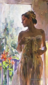 Hübsches Mädchen MIG 54 Impressionisten Ölgemälde